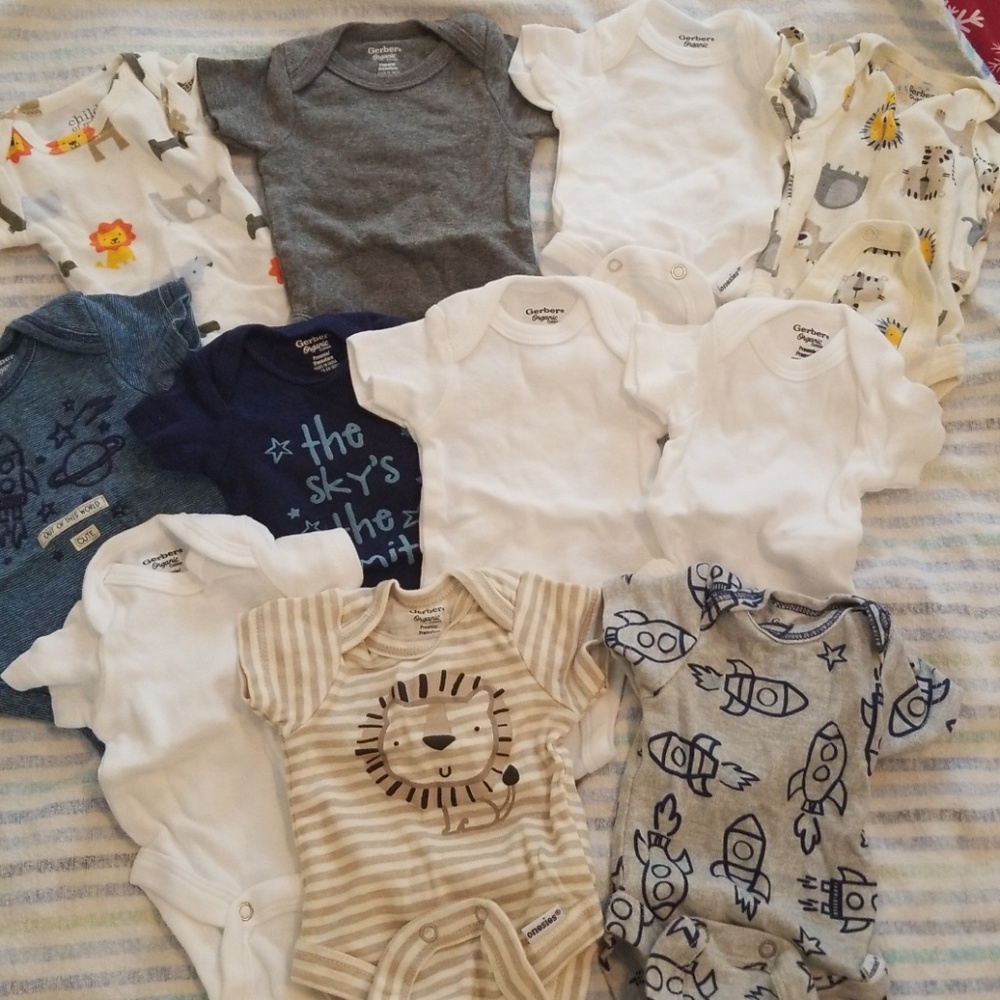 11 NWOT Premie Onesies